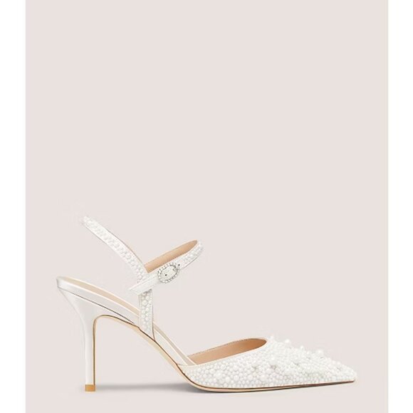 NEW STUART WEITZMAN Made In Spain Leather Gemstone 100 Strappy Heeled Sandals - Picture 4 of 8